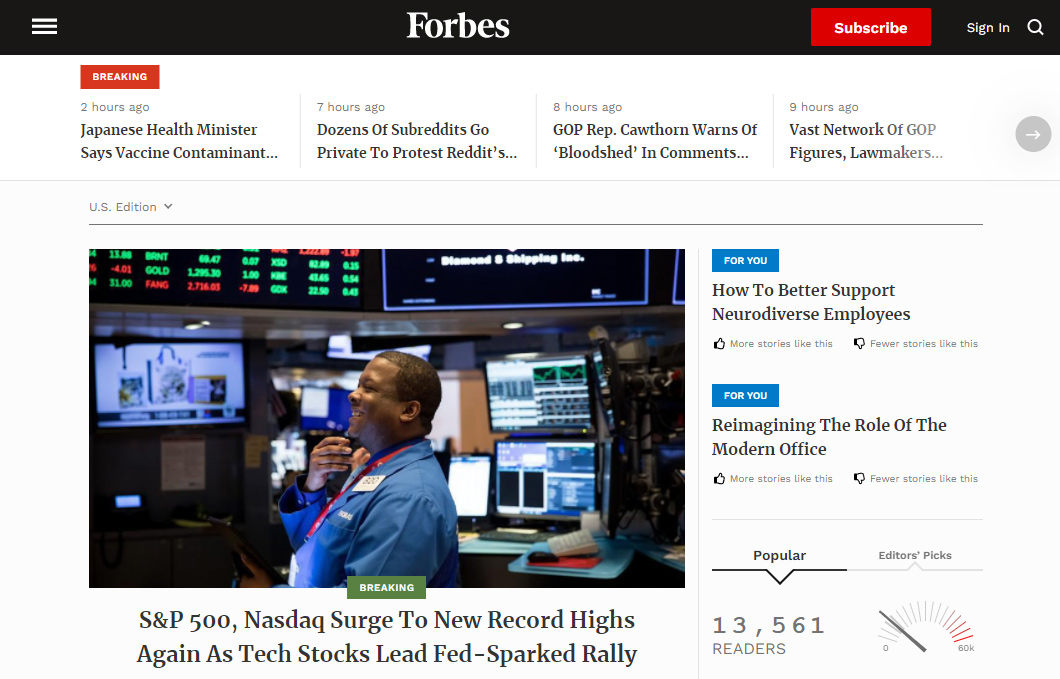 How to Write for Forbes